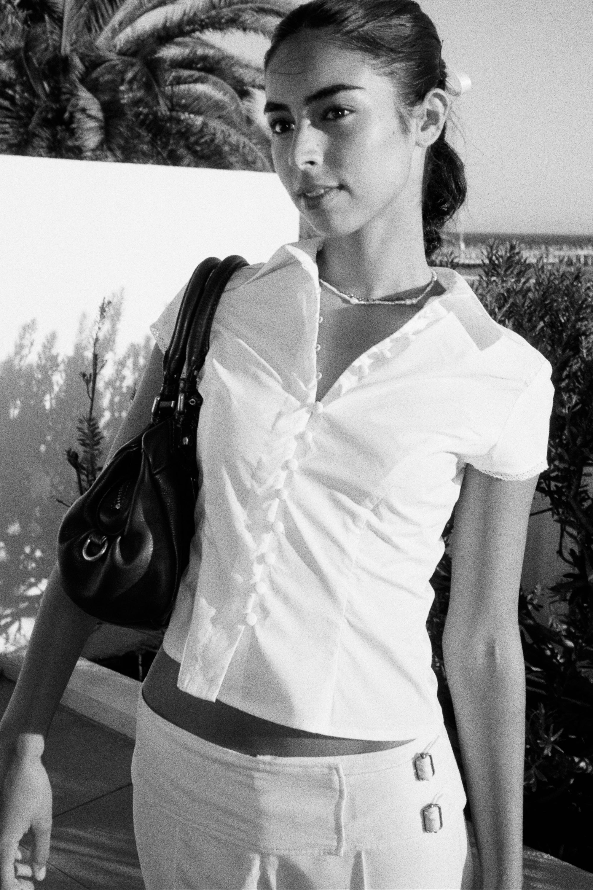 Cotton Shirt with lace