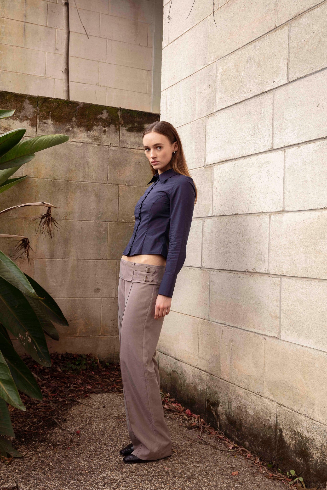 Midnight blue Cotton Shirt
